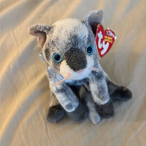 Ty Beanie Babies Gray Cat Stuffed Animal